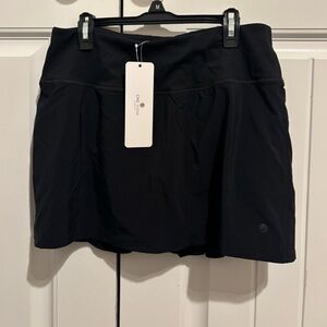CRZ YOGA Black Sports Skirt